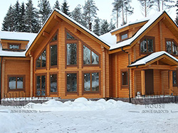 Полезное - Строительство дома из клееного бруса зимой